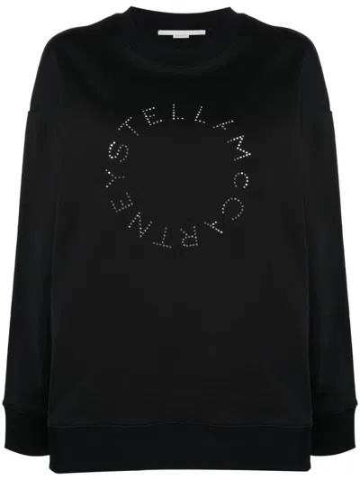Stella Mccartney Black Crewneck Sweatshirt