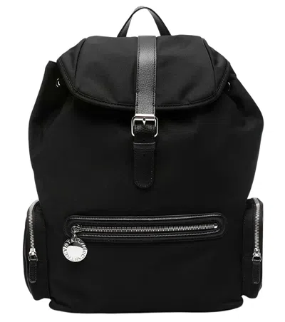STELLA MCCARTNEY WOMEN BLACK DARTMOON LARGE BACKPACK, ONESIZE LUXURY BACKPACKS FOR WOMEN DARVEYS