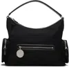 Stella Mccartney Womens Ultra Black Dartmoor Patent Vegan Leather Shoulder Bag In Black
