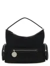 Stella Mccartney Womens Ultra Black Dartmoor Patent Vegan Leather Shoulder Bag In Black