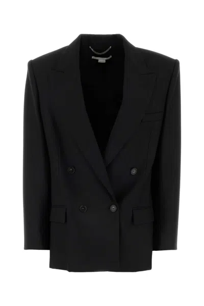 STELLA MCCARTNEY BLACK DOUBLE BREASTED BLAZER