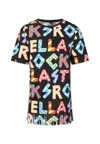 Stella Mccartney Cotton Jersey Dress In Black