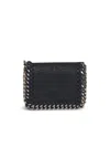 Stella Mccartney Chain Detailed Card Holder In Black