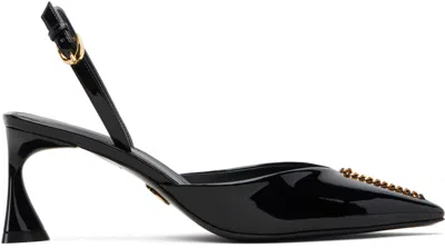 Stella Mccartney 65mm Elsa Patent Slingback Pumps In Black