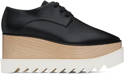Stella Mccartney Elyse Platform Lace-up Shoes In Black