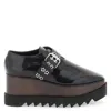 Stella Mccartney Black Elyse Stud Band Platform Sneakers