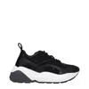 Stella Mccartney Black Fabric Sneakers