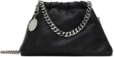 Stella Mccartney Black Falabella Drawstring Crossbody Bag In 1000 Black