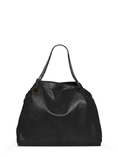 Stella Mccartney Black Falabella Drawstring Tote Bag