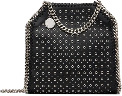 Stella Mccartney Black Falabella Eyelet-stud Mini Bag