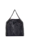 Stella Mccartney Black Falabella Mini Tote Bag In Black