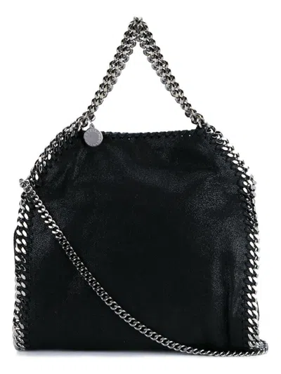 STELLA MCCARTNEY BLACK FALABELLA MINI TOTE BAG