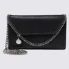 Stella Mccartney Black Falabella Mini Shoulder Bag In Black