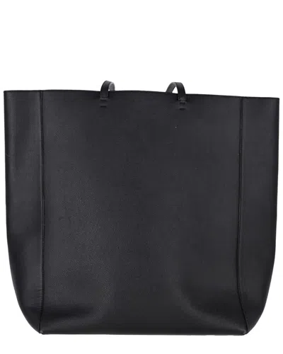 STELLA MCCARTNEY STELLA MCCARTNEY BLACK FAUX LEATHER SUPERSTELLAHEROES TOTE (AUTHENTIC PRE-  LOVED)