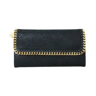 Pre-owned Stella Mccartney Black Gold Long Wallet (bi-fold) () In Multi