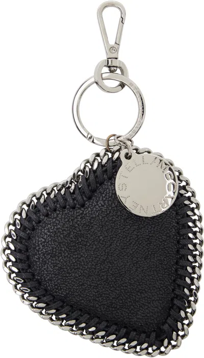 STELLA MCCARTNEY BLACK HEART CHARM KEYCHAIN