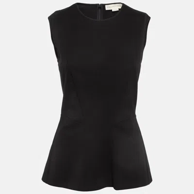 Pre-owned Stella Mccartney Black Knit Sleeveless Round Neck Top M