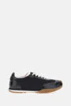 Stella Mccartney S-wave Sport Logo-detail Rubber-sole Sneakers In Black