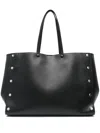 Stella Mccartney Large Studded Tote Bag In Black