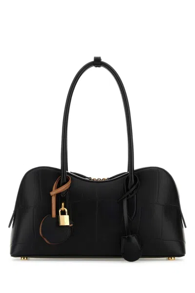 Stella Mccartney Black Leather Bags