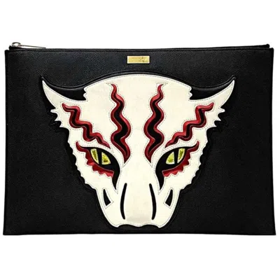 Pre-owned Stella Mccartney Black Leather Clutch Bag ()
