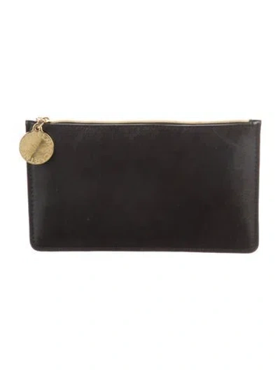Pre-owned Stella Mccartney Black Leather Cosmetic Bag