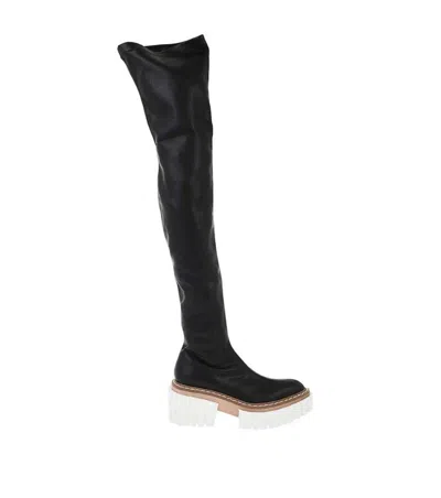 Stella Mccartney Black Leather Emilie Boots