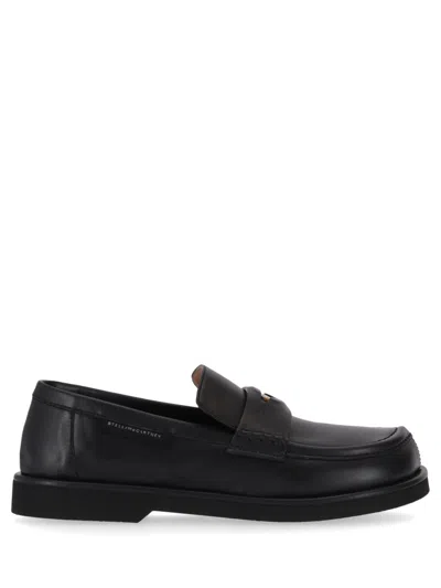 Stella Mccartney Black Leather Loafers
