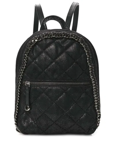 Stella Mccartney Black Leather Quilted Mini Falabella Backpack (authentic Pre-  Loved)