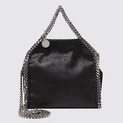 Stella Mccartney Black Leather Tiny Falabella Tote