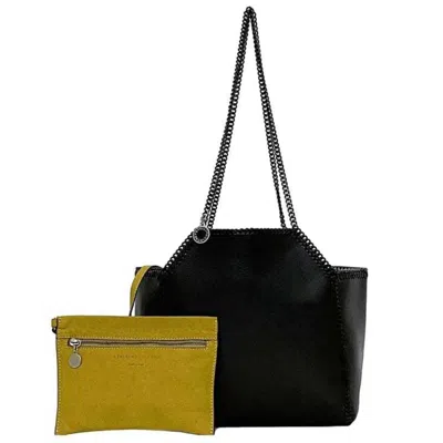 Pre-owned Stella Mccartney Black Leather Tote Bag ()