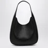 Stella Mccartney Black Logoed Morbida Hobo Tote In Black