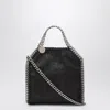 Stella Mccartney Tiny Falabella Logo-charm Tote Bag In Black