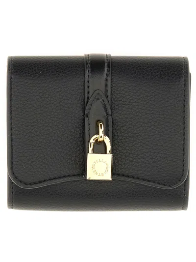 STELLA MCCARTNEY STELLA MCCARTNEY BLACK POLYAMID WALLET
