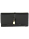 Stella Mccartney Textured Finish Purse And Cardholder Set In Black