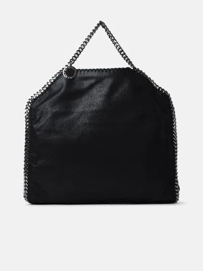 Stella Mccartney Black Polyester Falabella 3 Chain Handbag