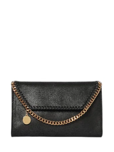 Stella Mccartney Black Polyester Falabella Wallet Chain