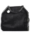 Stella Mccartney Black Polyester Tiny Falabella Bag In Black