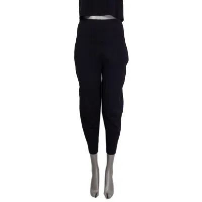 Pre-owned Stella Mccartney Black Rayon High Waisted Stretch Pants 40 S