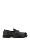 Stella Mccartney Black Recycled Cotton Loafers In Black