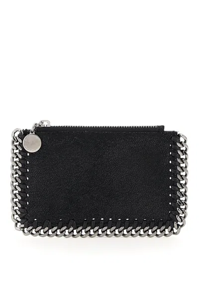 STELLA MCCARTNEY BLACK SHAGGY DEER CARD HOLDER