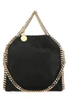 Stella Mccartney Black Shaggy Deer Micro Falabella Handbag In Black