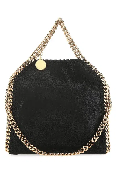 Stella Mccartney Black Shaggy Deer Micro Falabella Handbag