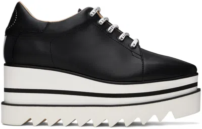 STELLA MCCARTNEY BLACK SNEAK-ELYSE PLATFORM DERBYS