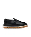 Stella Mccartney Black Sneak-elyse Platform Sneakers In Black