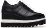 Stella Mccartney Black Sneak-elyse Platform Sneakers In Black