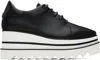 Stella Mccartney Sneakelyse Platform Sneakers In 1065 Black/white