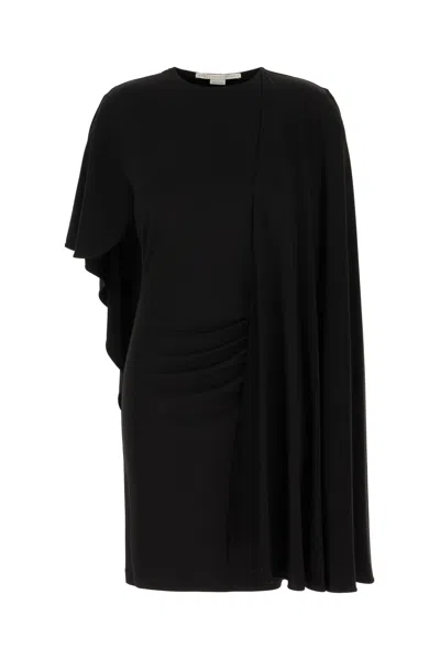 Stella Mccartney Black Stretch Viscose Mini Dress