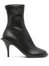 Stella Mccartney Ryder Sock Ankle Boots With Heel In Black