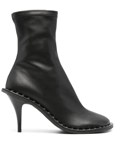 STELLA MCCARTNEY BLACK SYDER ANKLE BOOTS